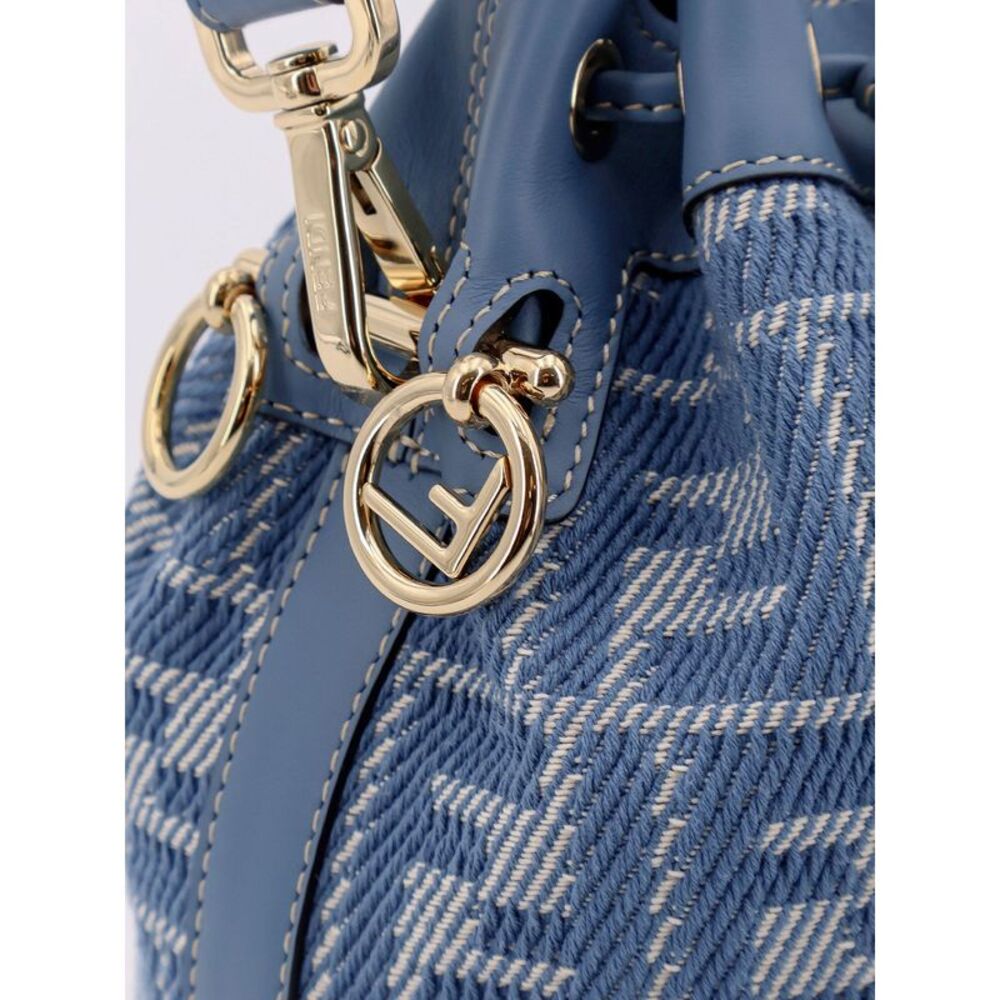 Fendi Women Mon Tresor Ff Jacquard Fabric Bucket Bag - Picture 5 of 5